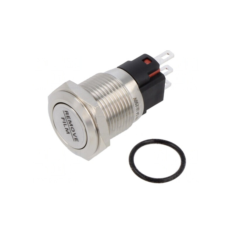 Comutator Anti-Vandalism 2 Poz SPDT 0,5A 220VAC IP40 16mm | Electronic-mag.ro | Componente Electronice Comutator Anti-Vandalism 2 Poz SPDT 0,5A 220VAC IP40 16mm | Electronic-mag.ro | Componente Electronice
