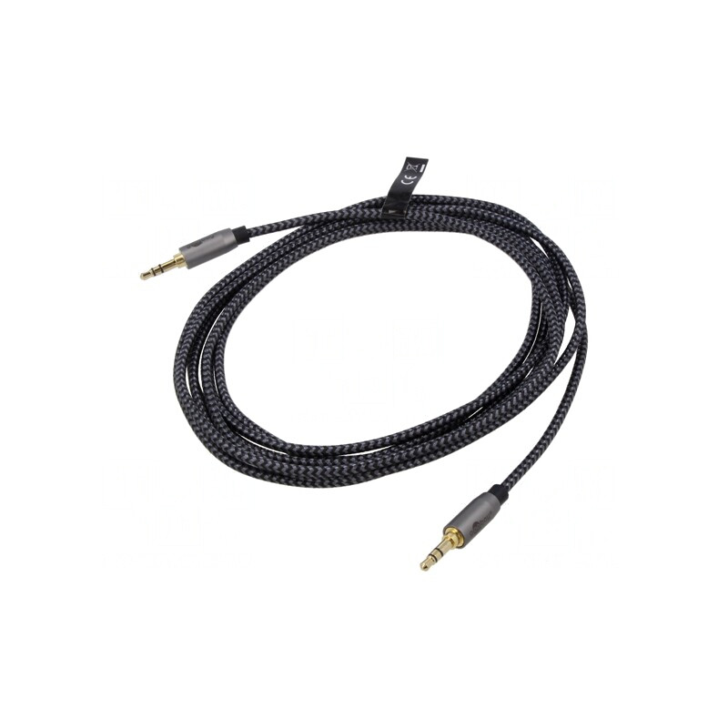 Cablu Audio Jack 3,5mm 3pin 0,5m Aluminiu | Electronic-mag.ro | Componente Electronice