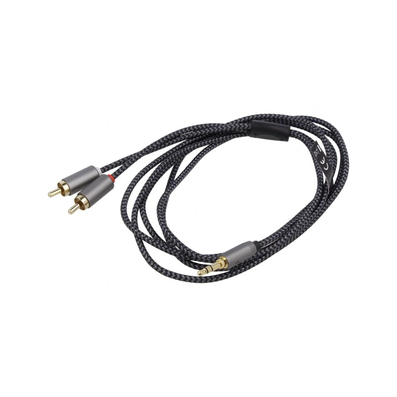 Cablu Audio Jack 3.5mm 3-Pin la 3.5mm 3-Pin Unghiular | Electronic-mag.ro | Componente Electronice