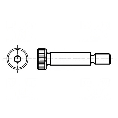 Șurub de păsuire oțel M4 8mm HEX 2,5mm