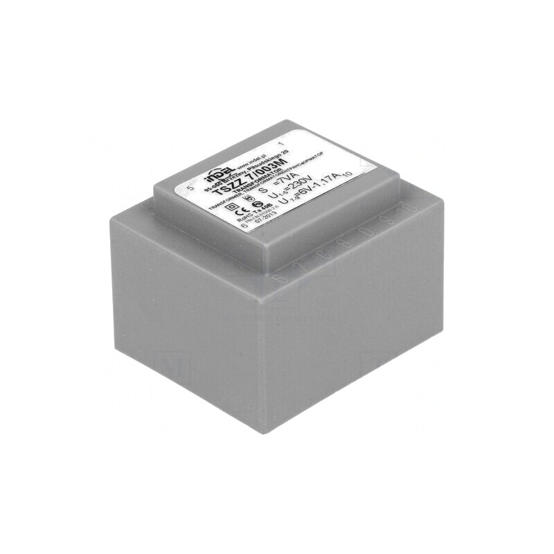 Transformator încapsulat 7VA 230VAC 6V 1,16A PCB | Electronic-mag.ro | Componente Electronice