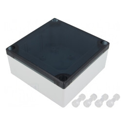 Carcasă Universală ABS Gri IP55 104x113x53mm | Electronic-mag.ro | Componente Electronice