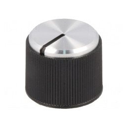 Buton Rotativ Aluminiu Termoplast 6mm | Electronic-mag.ro | Componente Electronice