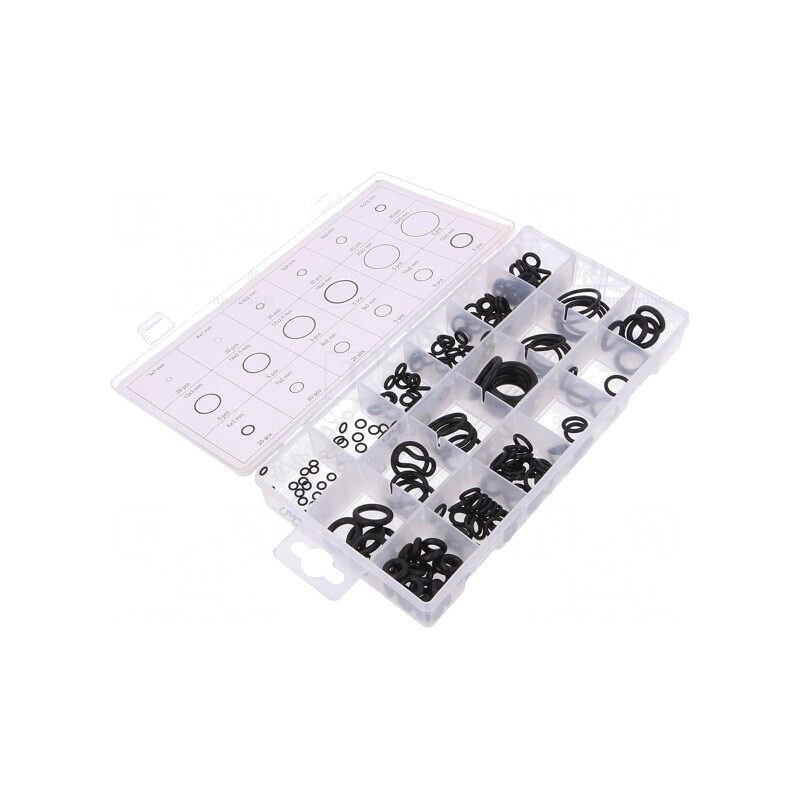 Set O-ring-uri cauciuc NBR 225 buc. | Electronic-mag.ro | Componente Electronice