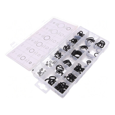 Set O-ring-uri cauciuc NBR 225 buc. | Electronic-mag.ro | Componente Electronice