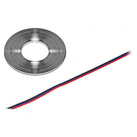 Cablu Bandă TLWY 4x0,75mm2 PVC Cu Neecranat | Electronic-mag.ro | Componente Electronice