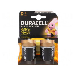 Baterie Alcalină 1.5V D Nereîncărcabilă 2 Bucăți Plus | Electronic-mag.ro | Componente Electronice