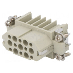 Conector HDC Inserturi Contact Mamă 15 PIN 10A | Electronic-mag.ro | Componente Electronice