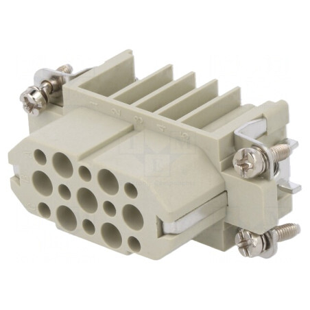 Conector HDC Inserturi Contact Mamă 15 PIN 10A | Electronic-mag.ro | Componente Electronice