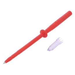 Sondă măsurare 1A roșie 4mm 122mm | Electronic-mag.ro | Componente Electronice