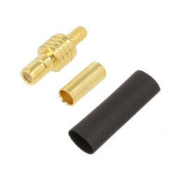 Soclu SMB Drept 50Ω PTFE Aurit | Electronic-mag.ro | Componente Electronice