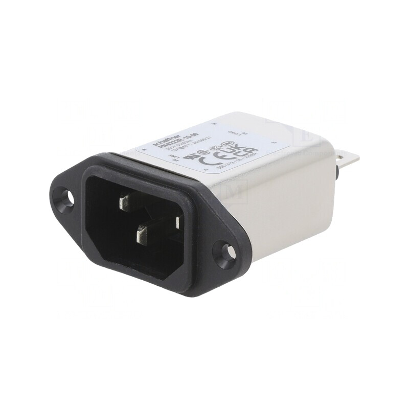 Conector Alimentare AC Soclu Tată C14 1A 250VAC | Electronic-mag.ro | Componente Electronice Conector Alimentare AC Soclu Tată C14 1A 250VAC | Electronic-mag.ro | Componente Electronice