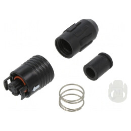 Mufă Circulară Push-Pull HR30 2A Aurit Lipire PIN 6 | Electronic-mag.ro | Componente Electronice