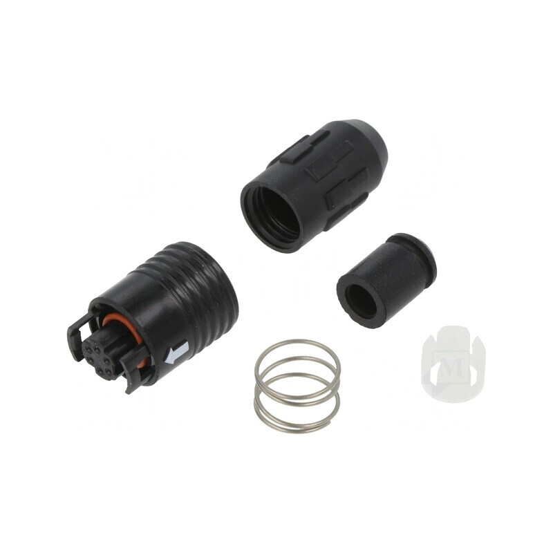 Mufă Circulară Push-Pull HR30 2A Aurit Lipire PIN 6 | Electronic-mag.ro | Componente Electronice