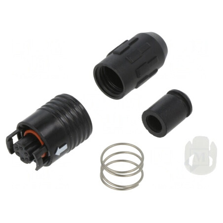 Mufă Circulară Push-Pull HR30 2A Aurit Lipire PIN 6 | Electronic-mag.ro | Componente Electronice