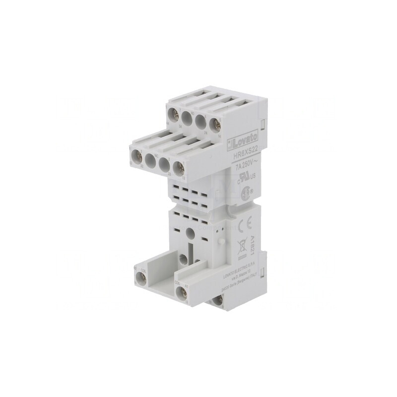 Stativ pentru şină DIN HR60 8 10A 250VAC | Electronic-mag.ro | Componente Electronice