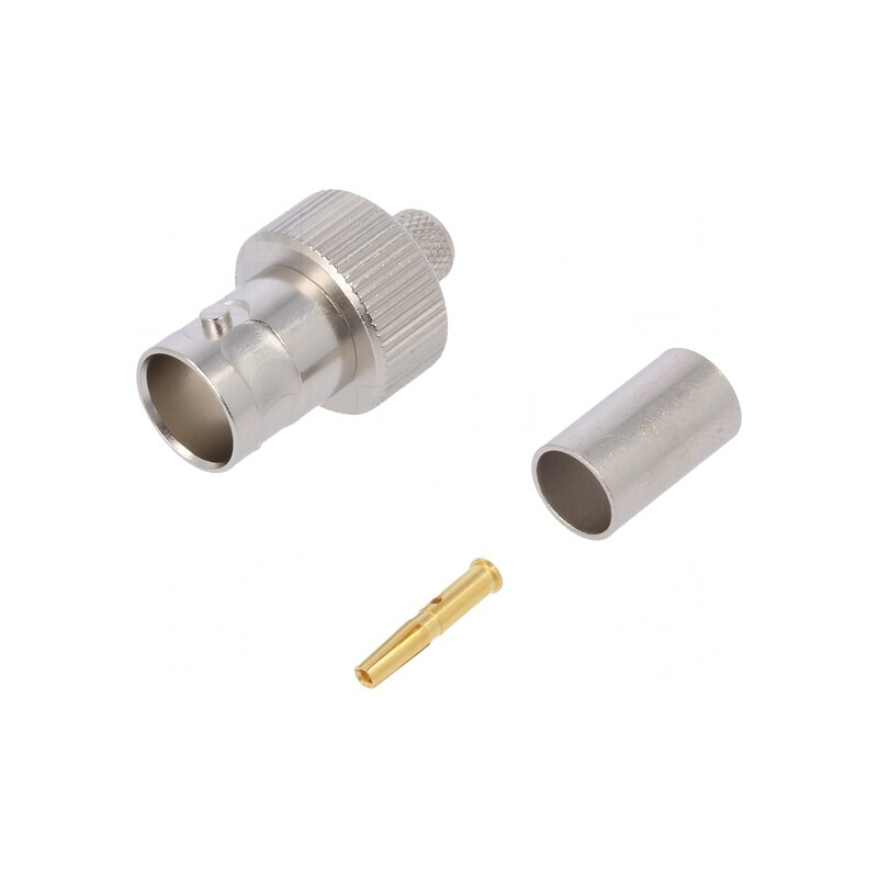 Mufă BNC mamă 75Ω crimpată pentru cablu Belden KX6A RG59B/U | Electronic-mag.ro | Componente Electronice Mufă BNC mamă 75Ω crimpată pentru cablu Belden KX6A RG59B/U | Electronic-mag.ro | Componente Electronice