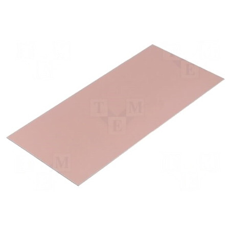 Placă Laminată Aluminiu 1mm Cupru 210x100mm | Electronic-mag.ro | Componente Electronice