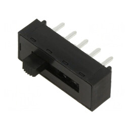 Comutator Glisant DP4T 2A/250VAC 0,5A/125VDC THT | Electronic-mag.ro | Componente Electronice