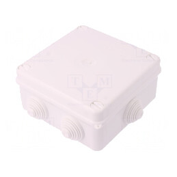 Cutie de Conexiuni pentru Perete 133x133x64mm | Electronic-mag.ro | Componente Electronice