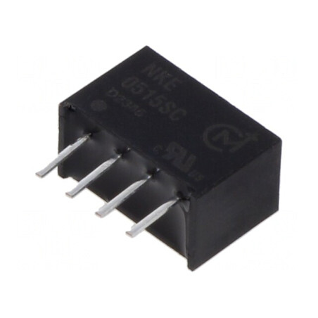 Convertor DC/DC 1W 5V la 15V 66mA SIP | Electronic-mag.ro | Componente Electronice