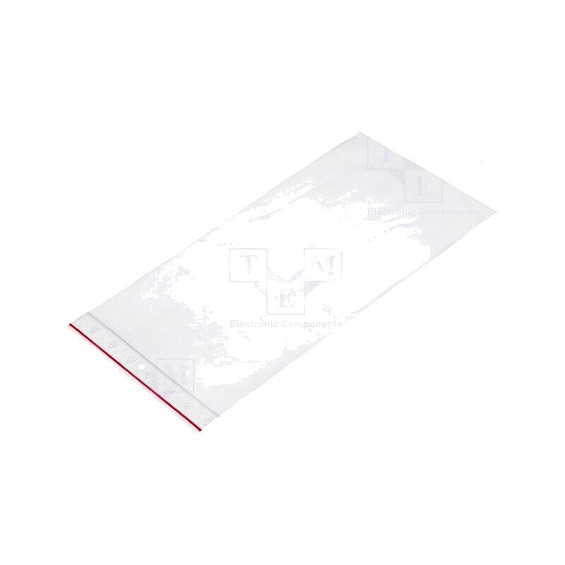 Pungă cu fermoar 300x150mm polietilenă | Electronic-mag.ro | Componente Electronice