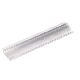 Profil aluminiu încastrat LED 2m GROOVE14 natural | Electronic-mag.ro | Componente Electronice