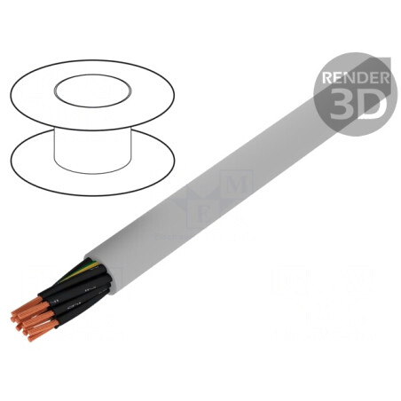 Cablu neecranat JZ-500-PUR 10G0,5mm2 Gri | Electronic-mag.ro | Componente Electronice