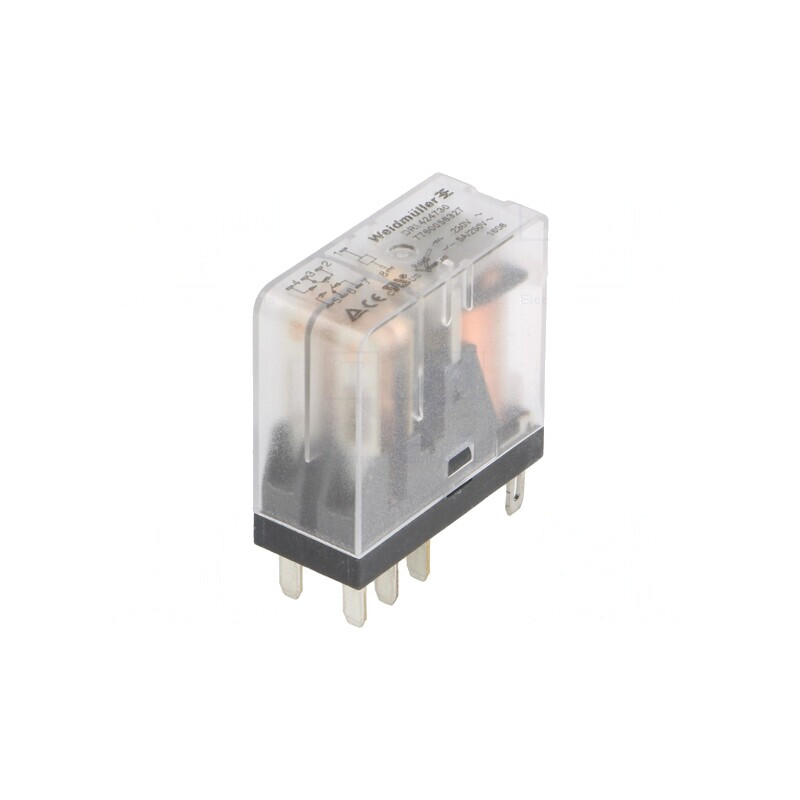 Releu Electromagnetic DPDT 230VAC 5A | Electronic-mag.ro | Componente Electronice