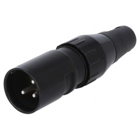 Mufă XLR 3-Pin Tată pentru Cablu | Electronic-mag.ro | Componente Electronice