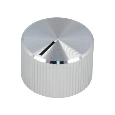 Buton Rotativ cu Indicator 6mm Aluminiu și Plastic | Electronic-mag.ro | Componente Electronice