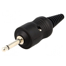 Mufă Jack 6,3mm Mono 2 Piste Drept 15mm | Electronic-mag.ro | Componente Electronice