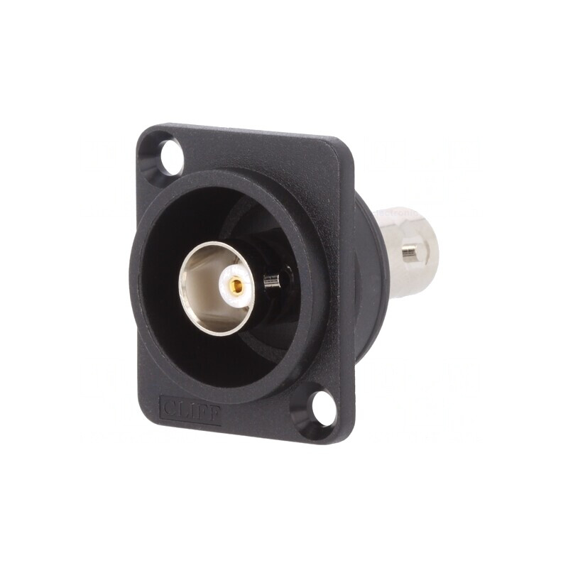 Adaptor BNC Soclu Plastic 50Ω Negru | Electronic-mag.ro | Componente Electronice