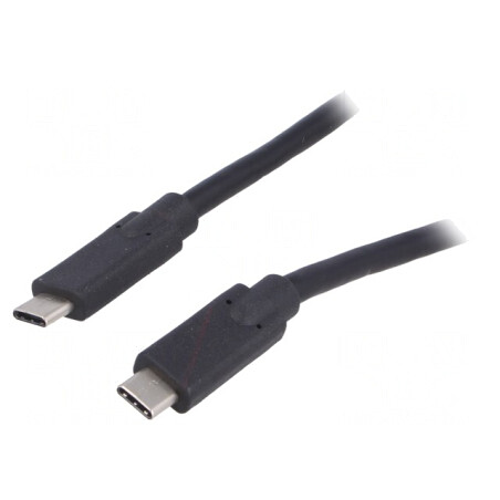 Cablu USB 3.0 USB C 1m Negru | Electronic-mag.ro | Componente Electronice