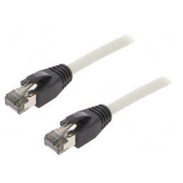 Patch cord S/FTP Cat 8.1 LSZH Gri 1.5m 26AWG