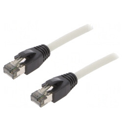 Patch cord S/FTP Cat 8.1 LSZH Gri 1.5m 26AWG | Electronic-mag.ro | Componente Electronice