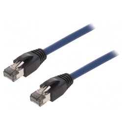 Patch cord S/FTP Cat 8.1 LSZH albastru 1,5m
