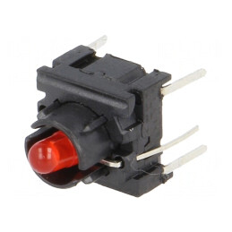 Microîntrerupător TACT SPST-NO 0.05A 24V THT | Electronic-mag.ro | Componente Electronice