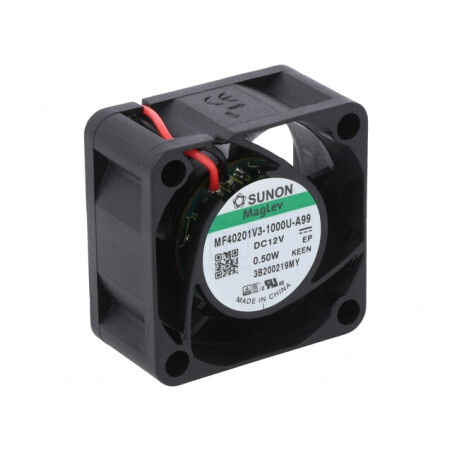 Ventilator axial 12V DC 40x40x20mm 10.69m3/h 16.5dBA | Electronic-mag.ro | Componente Electronice