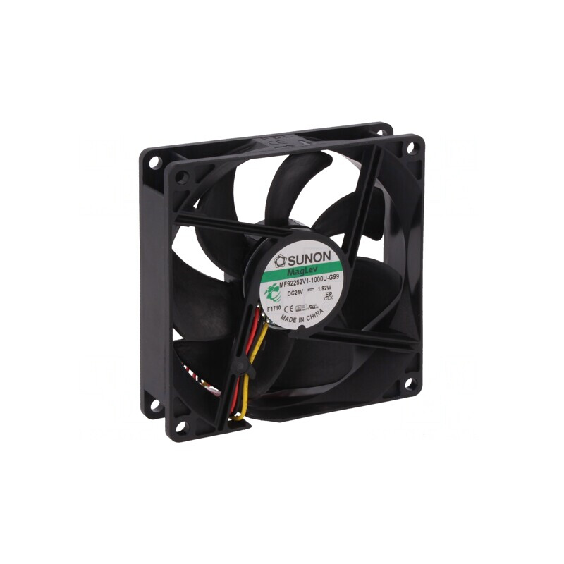 Ventilator DC Axial 24V 92x92x25mm | Electronic-mag.ro | Componente Electronice
