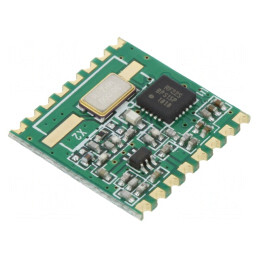 Modul RF Transmițător-Receptor FM 433.92MHz SPI | Electronic-mag.ro | Componente Electronice