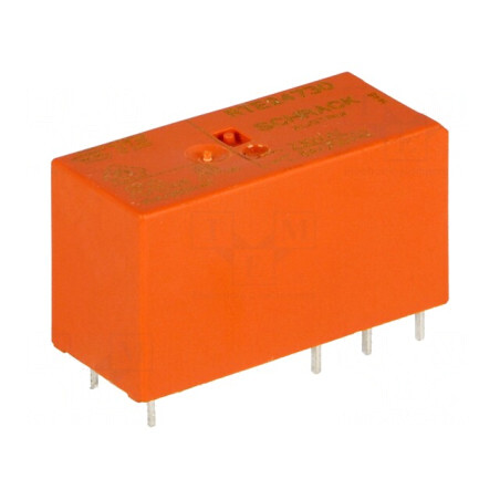 Releu Electromagnetic DPDT 230VAC 8A PCB | Electronic-mag.ro | Componente Electronice