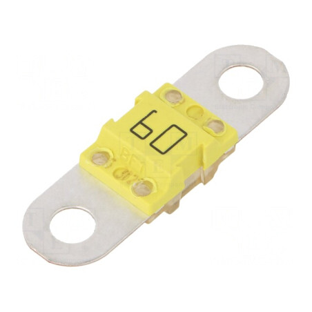 Siguranță Auto 60A 32VDC Cupru 16x12x8mm | Electronic-mag.ro | Componente Electronice