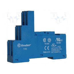 Stativ pentru șină DIN cleme cu șurub 250VAC 10A IP20 | Electronic-mag.ro | Componente Electronice