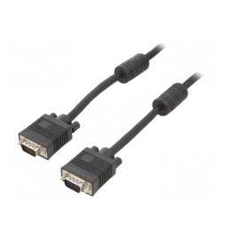 Cablu D-Sub 15 pini HD Negru 1,8m