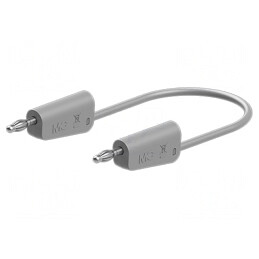 Cablu de măsurare 60VDC 30VAC 19A 1m gri PVC | Electronic-mag.ro | Componente Electronice