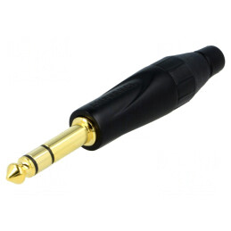 Mufă Jack 6.3mm Stereo Dreptă pentru Lipire | Electronic-mag.ro | Componente Electronice