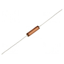 Inductor: fir; THT; 10uH; 500mA; 1,5Ω; Ø6,8x19,05mm; ±10%