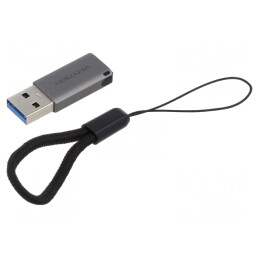 Adaptor USB 3.0/3.1 USB-A la USB-C Gri | Electronic-mag.ro | Componente Electronice