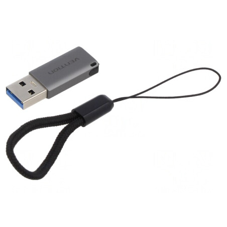 Adaptor USB 3.0/3.1 USB-A la USB-C Gri | Electronic-mag.ro | Componente Electronice